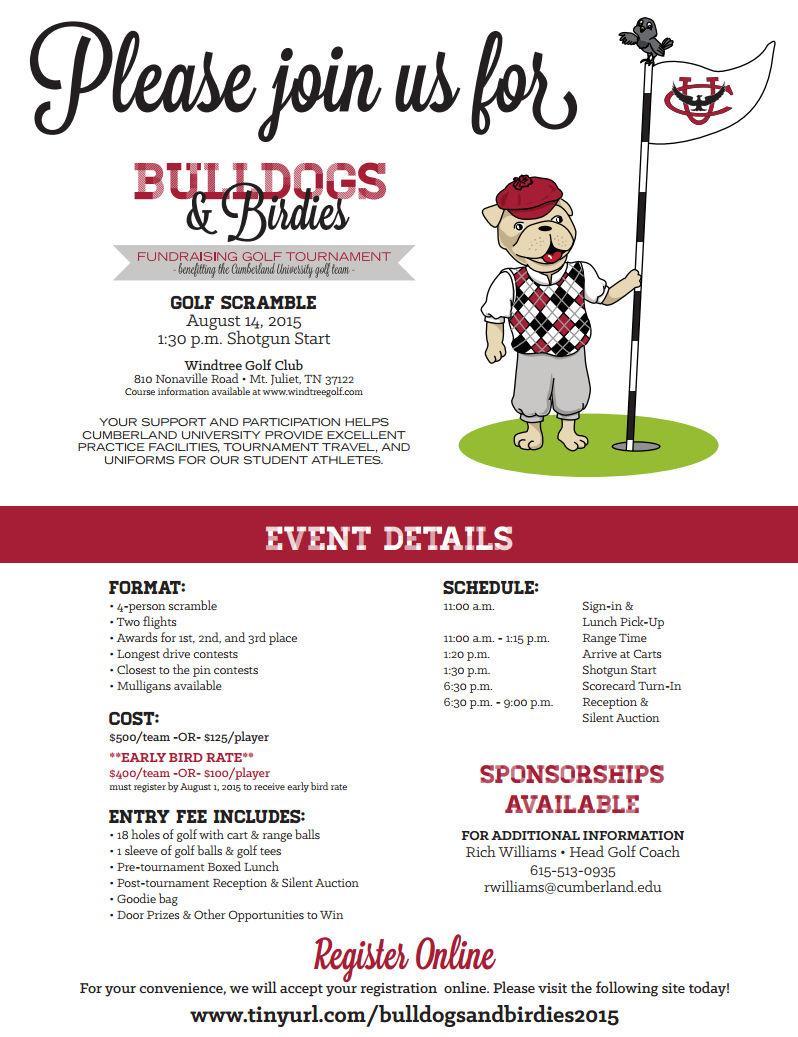 Bulldogs and Birdies Golf Tournament