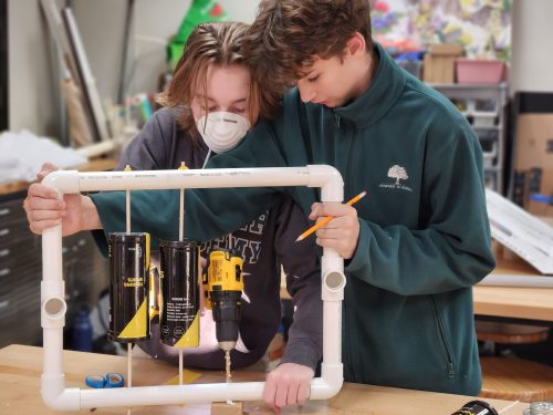 Hard at work in the IDEA Hub.